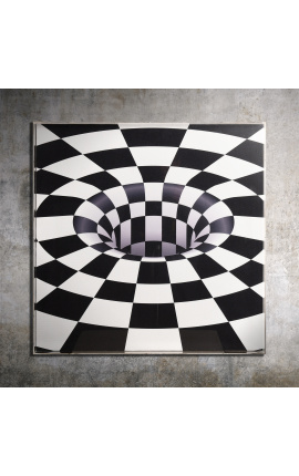 Σύγχρονος πίνακας "Optical illusion / Acrylic N.3" με θήκη από πλεξιγκλάς