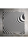 Contemporary painting Optical illusion / Acrylic N.2 with Plexiglass case