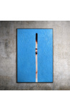 Pintura acrílica rectangular contemporánea Indiscreción - Estudio Cyan