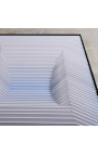 Contemporary 3d painting "Eureka" with plexiglass box