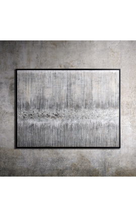 Very large contemporary rectangular painting "Wall-walls"