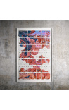 Quadro contemporaneo rettangolare 3d Plasticity - Dissolution Study 3
