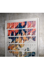 Pintura 3d rectangular contemporánea "Plasticidad - Estudio de disolución 2"