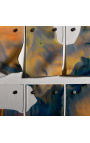 Contemporary rectangular 3d painting "Plasticity - Dissolution Study 2"