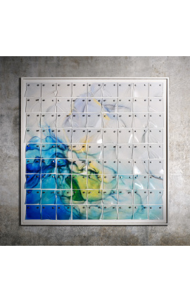Moderne firkantet 3d maleri "Plasticitet - Translucent studie 2"