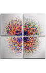 Съвременни 3d картини "Post It Bing Bang" с кутия от плексиглас