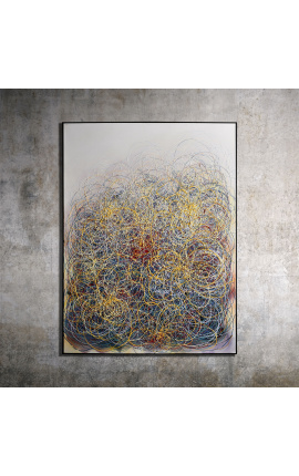 Quadro contemporaneo "Se Pollock me lo dicessero - Piccolo formato" dipinto acrilico