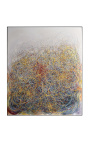 Moderne maleri "Hvis Pollock ble fortalt - Stort format" akryl maling