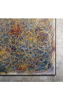 Kortárs festmény "Ha Pollock-t mondták nekem - Kis formátum" akril festmény