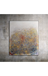 Hedendaagse schilderij Als Pollock me verteld werd - Grote Format acryl schilderij