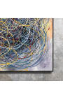 Samtida målning "Om Pollock fick höra mig - Stort format" akryl målning