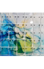 Современная квадратная 3d картина "Пластика - полупрозрачный этюд 2"
