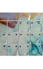 Tableau contemporain carré en 3d "Plasticité - Étude Translucide 1"