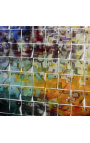 Hedendaagse square 3d schilderen "Plasticiteit - Chroomstudie"