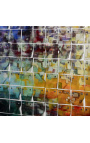 Modernes Quadrat 3d Malerei "Kunststoff - Chromstudie"