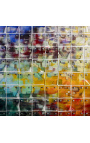 Pintura contemporánea cuadrada 3d "Plasticidad - Estudio Crónico"