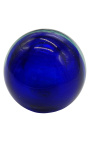 Ball of dark blue glass staircase