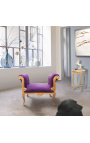 Tall Model Runde Louis XVI Stil beige Marmor-Säufer-Tisch mit vergoldeten Holz