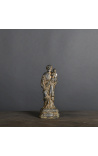Joseph en het kind statuet in zwart patinaat
