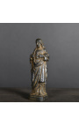 "Heiliges Herz" statuette aus schwarzem pflaster