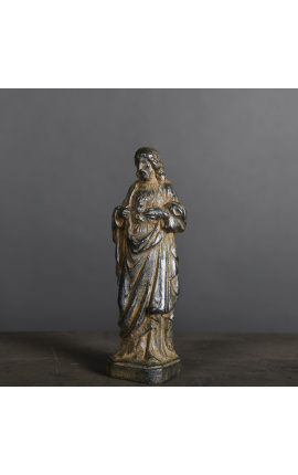 "Svēta sirds" statuete melnajā patinētā gipsā