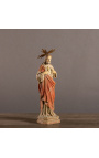 Polychrome plaster statue "Sacred Heart"