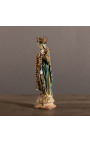 Polychrome plasterstatue "Maria met de kroon"