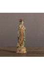 Polychrome plaster statue "Virgin Mary with the crown"