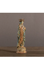 Polykrom gips staty "Jungfru Maria med kronan"