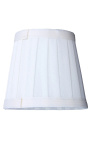 Witte clip-op lampshade voor muurlamp