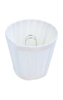 Fehér klip-lampshade fali lámpa