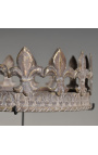 Coroană decorativă din metal cu aspect cupru
