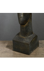Σκουλτούρα "Τιμή για τον Modigliani" Το πρόσωπο της γυναίκας - Μαύρο - 13 - 12