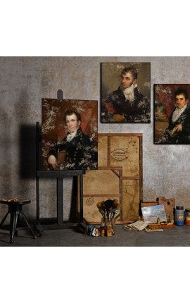 Painting &quot;Portrait of William Sinclair&quot; - John Wesley Jarvis