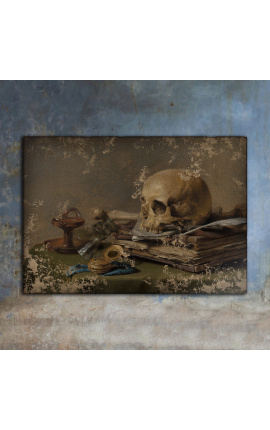 Målning "Ett liv med tomhet" - Pieter Claesz