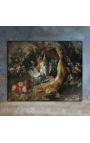 Slikanje "Stilllife z igro" - Jean-Baptiste Oudry