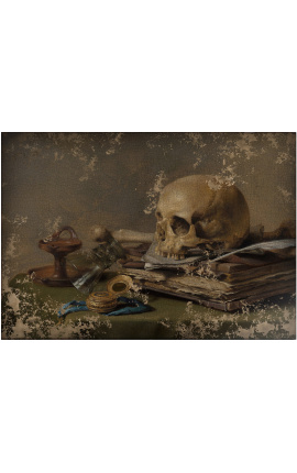 Pintura &quot;Natureza morta com vaidade&quot; - Pieter Claesz