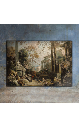 Maastiku maalimine "Varemed" - Marco ja Sebastiano Ricci