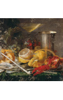 Maľovanie "Stále život raňajok" - Jan Davidszoon de Heem