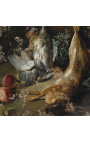 Slikanje "Stilllife z igro" - Jean-Baptiste Oudry