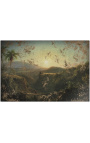 Pintura de paisatge "Pichincha" - Frederic Edwin Church