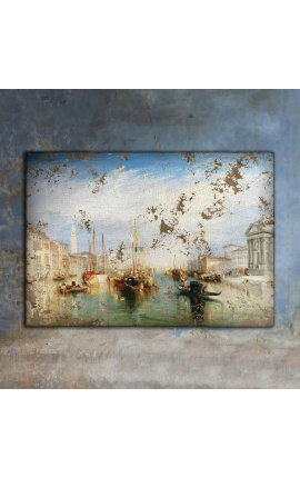 Pintura de paisatge "Vista de Venècia" - J. M. William Turner