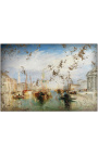 Krajinná maľba "Pohľad na Benátky" - J. M. William Turner