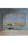 Táj festmény "Velence, Santa Maria della Salute" - Eugène Boudin