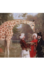 Maľovanie "Giraffe of Nubia" - Jacques-LaurentAgasse