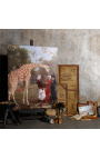 Pictură "Girafa din Nubia" - Jacques-Laurent Agassă