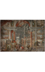 Malowanie "Galeria widoków na współczesny Rzym" - Giovanni Paolo Panini