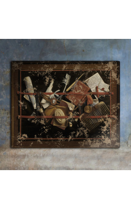 Slikanje "Trompe-l'oeil v nesmrtnem telesu" - Samuel van Hoogstraten