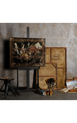 Malování &quot;Trompe-l&#039;oeil v mrtvém životě&quot; - Samuel van Hoogstraten