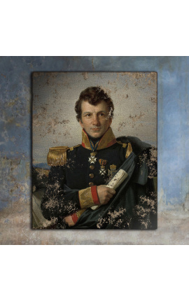 Pintura "Portrait of Governor Johannes Graaf van den Bosch" - Cornelis Kruseman